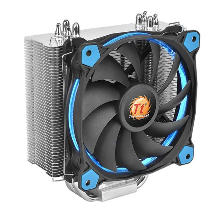 THERMALTAKE Riing Silent CL-P022-AL12BU-A Mavi Ledli AM4-2066p Hava Soğutmalı İşlemci Fanı 150w