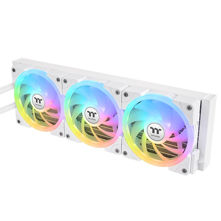 "THERMALTAKE 360MM 3,95" TFT LCD MINECUBE 360 Ultra CL-W482-PL12SW-A ARGB AM5-1851p Sıvı Soğutmalı İşlemci Fanı Beyaz