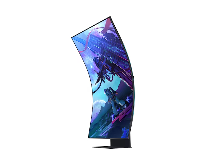 SAMSUNG 55" VA ODYSSEY ARK G97NC LS55CG97WNUXUF 1MS 165HZ HDMI-DP Kavisli Gaming Monitör 3840x2160 ikinci görünüm