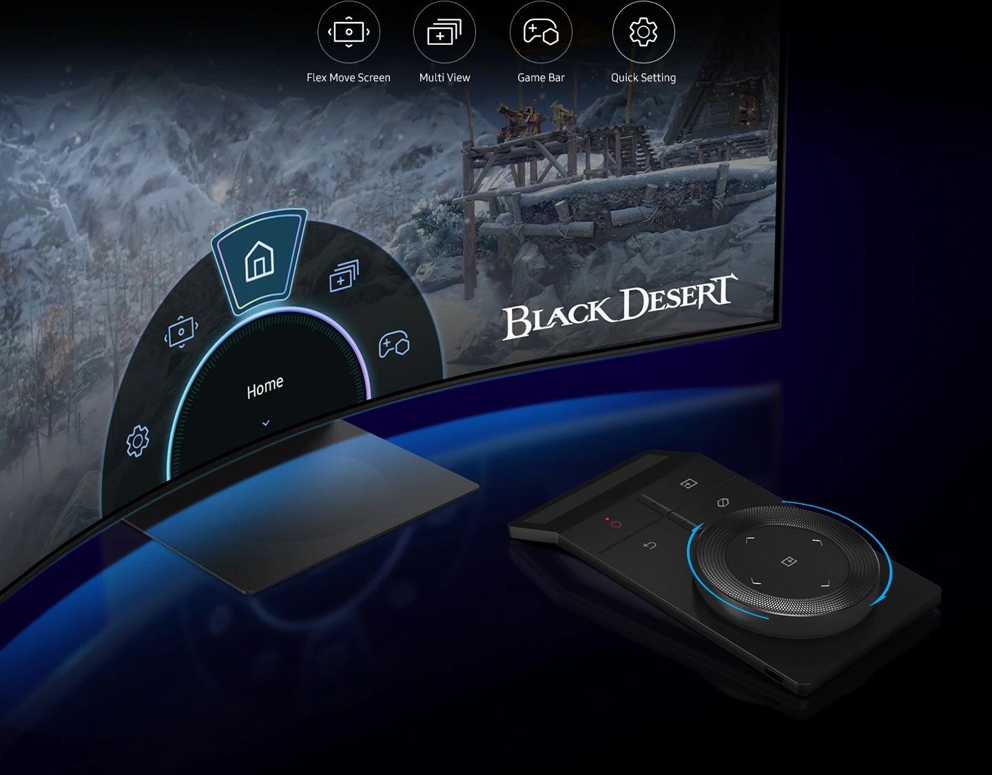 SAMSUNG 55" VA ODYSSEY ARK G97NC LS55CG97WNUXUF 1MS 165HZ HDMI-DP Kavisli Gaming Monitör 3840x2160