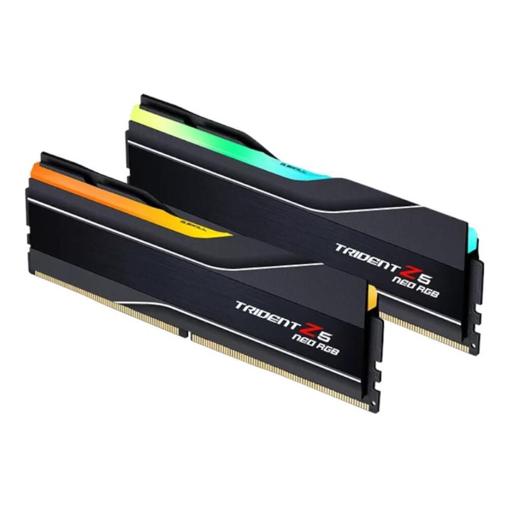 GSKILL 32GB (2X 16GB) DDR5 6000MHZ CL26 RGB DUAL KIT PC RAM / TRIDENT Z5 NEO RGB F5-6000J2636H16GX2-TZ5NR ikinci görünüm