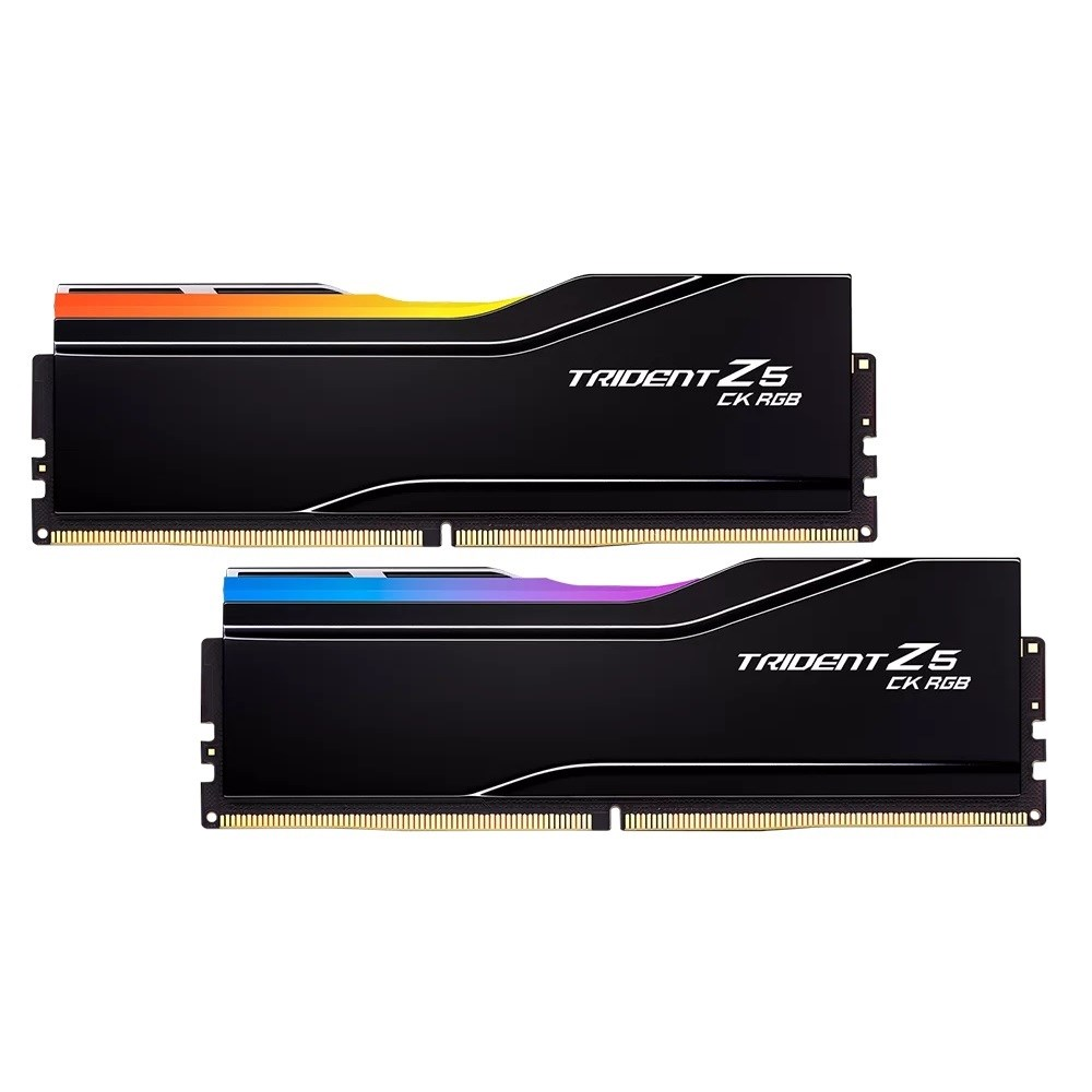 GSKILL 48GB (2X 24GB) DDR5 8200MHZ CL40 RGB DUAL KIT PC RAM / TRIDENT Z5 CK F5-8200C4052G24GX2-TZ5CRK ikinci görünüm