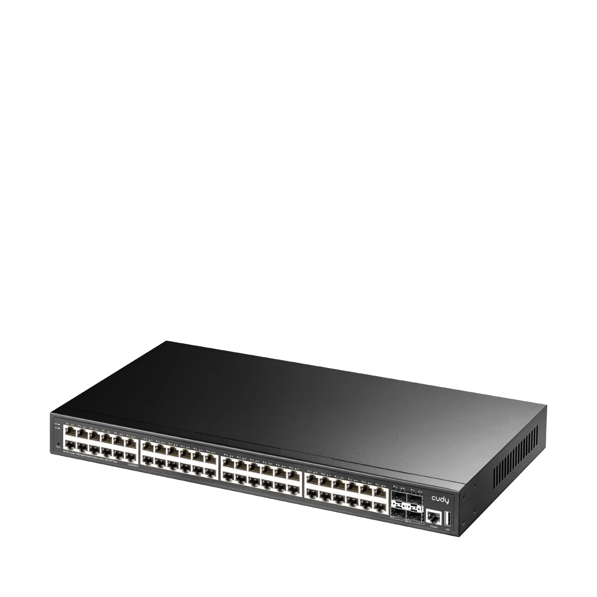 CUDY 48port 4-10GbE SFP Gigabit Layer3 Yönetilebilir Switch GS5048S4
