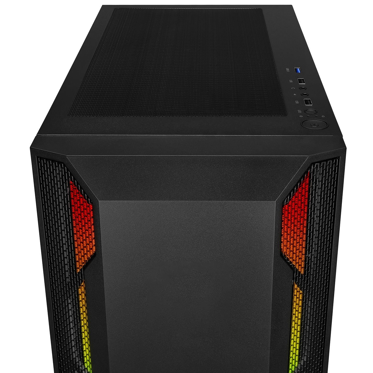 POWERBOOST 650W 80+ PB-P3701B 4-ARGB Fanlı Gaming Mid-Tower PC Kasası ikinci görünüm