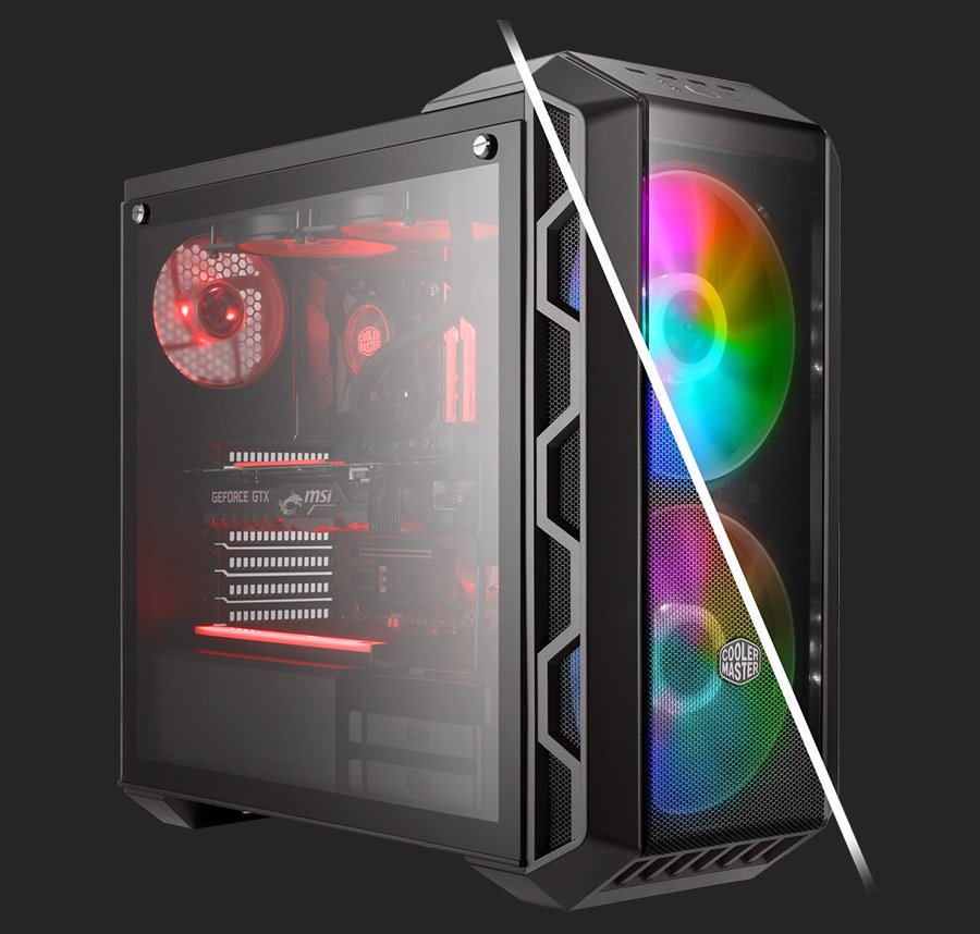 COOLERMASTER MASTERCASE H500 MCM-H500-IGNN-S01 2-20CMARGB Fanlı Gaming EATX PC Kasası