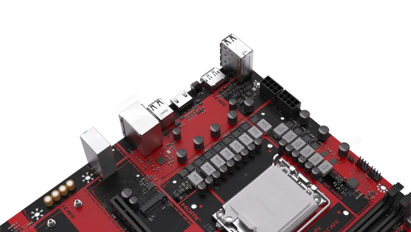 MAXUN B760M I-CAFE DDR5 HDMI-DP PCIE 5.0 1700p mATX ikinci görünüm