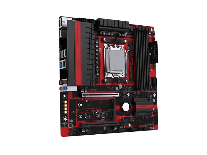 MAXUN B850M-M I-CAFE PRO DDR5 HDMI-DP PCIE 5.0 AM5 mATX ikinci görünüm