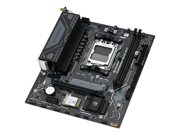 MAXUN CHALLANGER B650M WIFI V2 DDR5 HDMI-DP PCIE 4.0 AM5 mATX ikinci görünüm