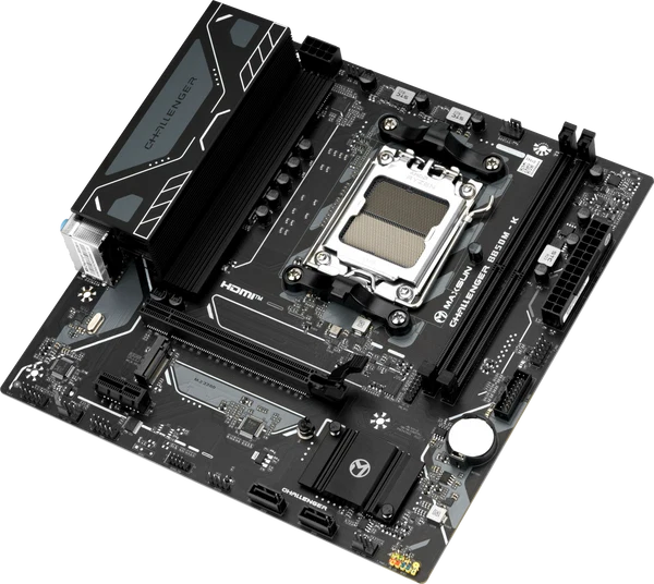 MAXUN CHALLANGER B850M-K HDMI PCIE 5.0 AM5 mATX ikinci görünüm