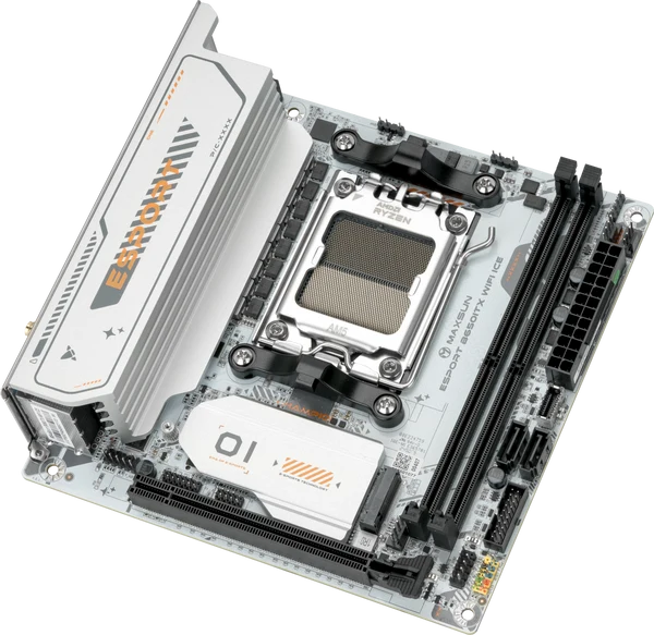 MAXUN eSport B650ITX WIFI ICE DDR5 HDMI-DP PCIE 4.0 AM5 mITX