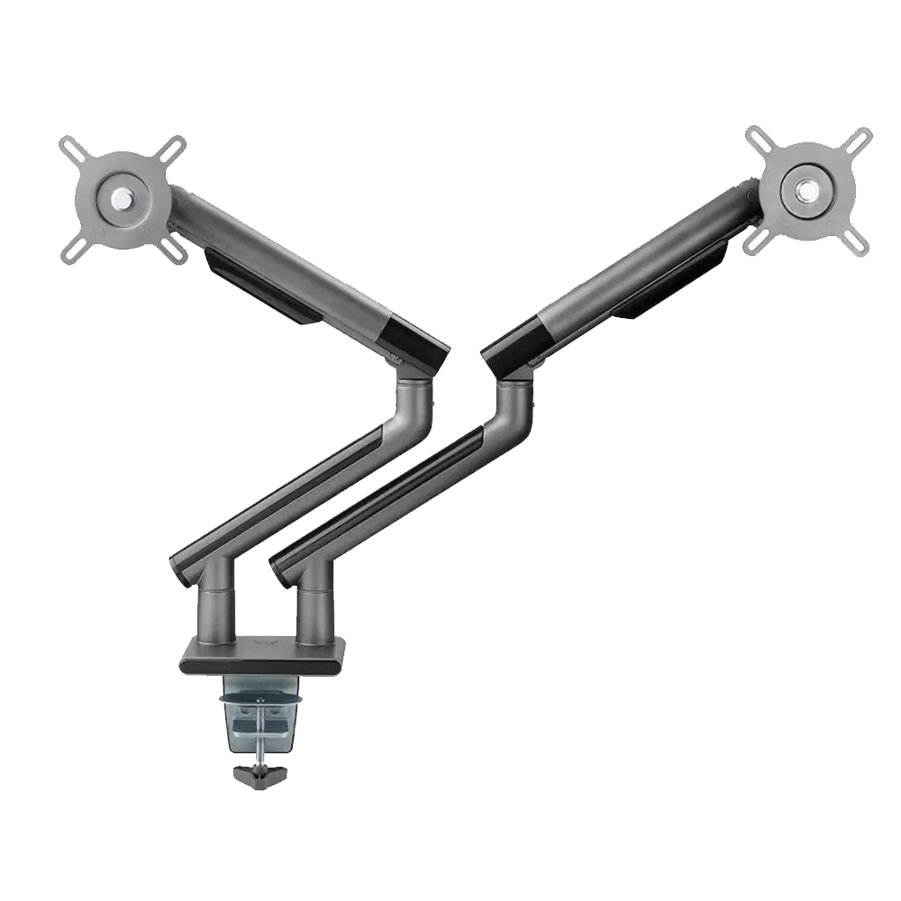 TWISTED Minds 17"-32" TM-49-C012-G Amortisörlü 2-kollu Premium Slim Monitör Askı Aparatı