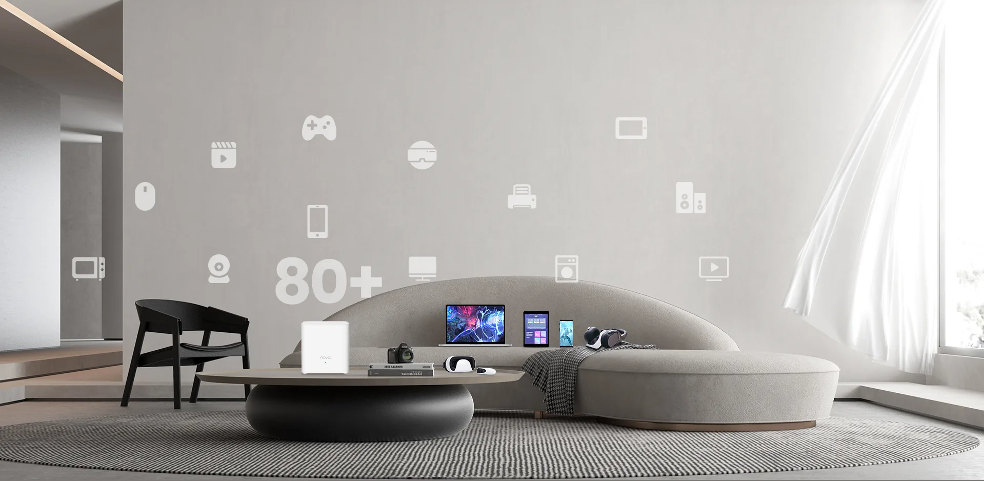 TENDA AX1500 MX3 WIFI6 Dual Band Router 3lü paket