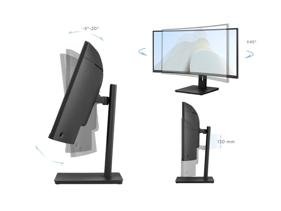 VIEWSONIC 34" VA VA3420C-2 VS20781 3.5MS 120HZ HDMI-DP TYPEC Kavisli Kurumsal Monitör 3440x1440