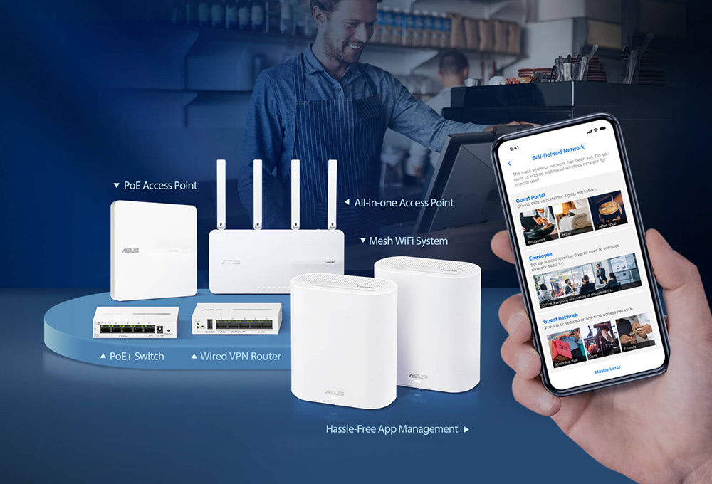 ASUS 8port Expertwıfı EBG19P Gigabit Vpn Router