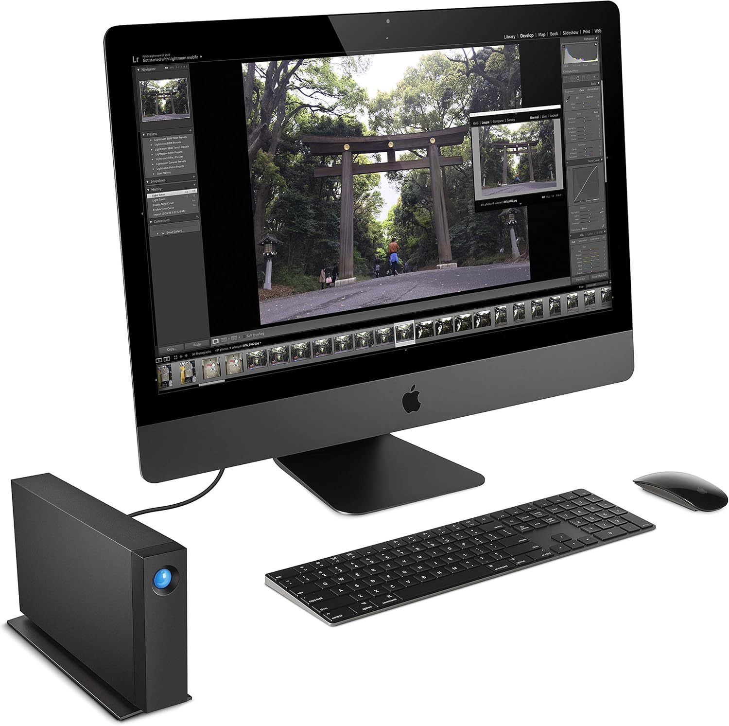 LACIE 24TB d2 Professional STHA24000800 Thunderbolt Harici Disk ikinci görünüm