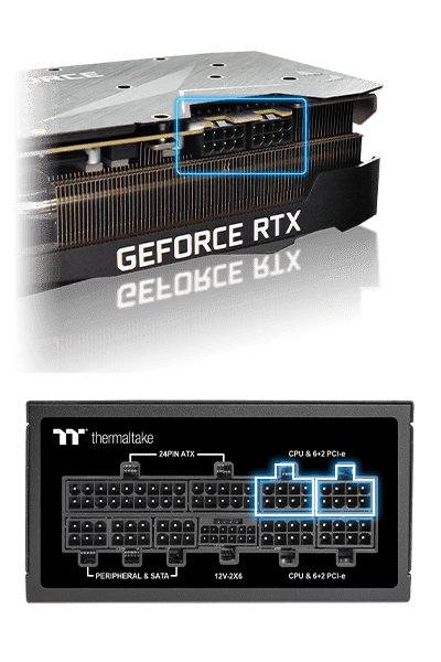 THERMALTAKE 1000W 80+ PLATINUM TOUGHPOWER PS-STP-1000FNFAPE-1 Tam Modüler SFX Power Supply
