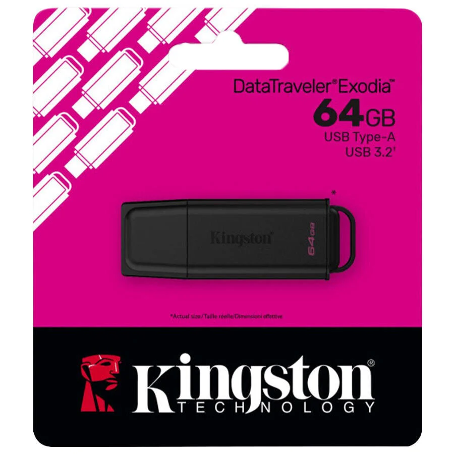KINGSTON 64GB USB 3.2 EXODIA S  DTXG2/64GB Taşınabilir Bellek