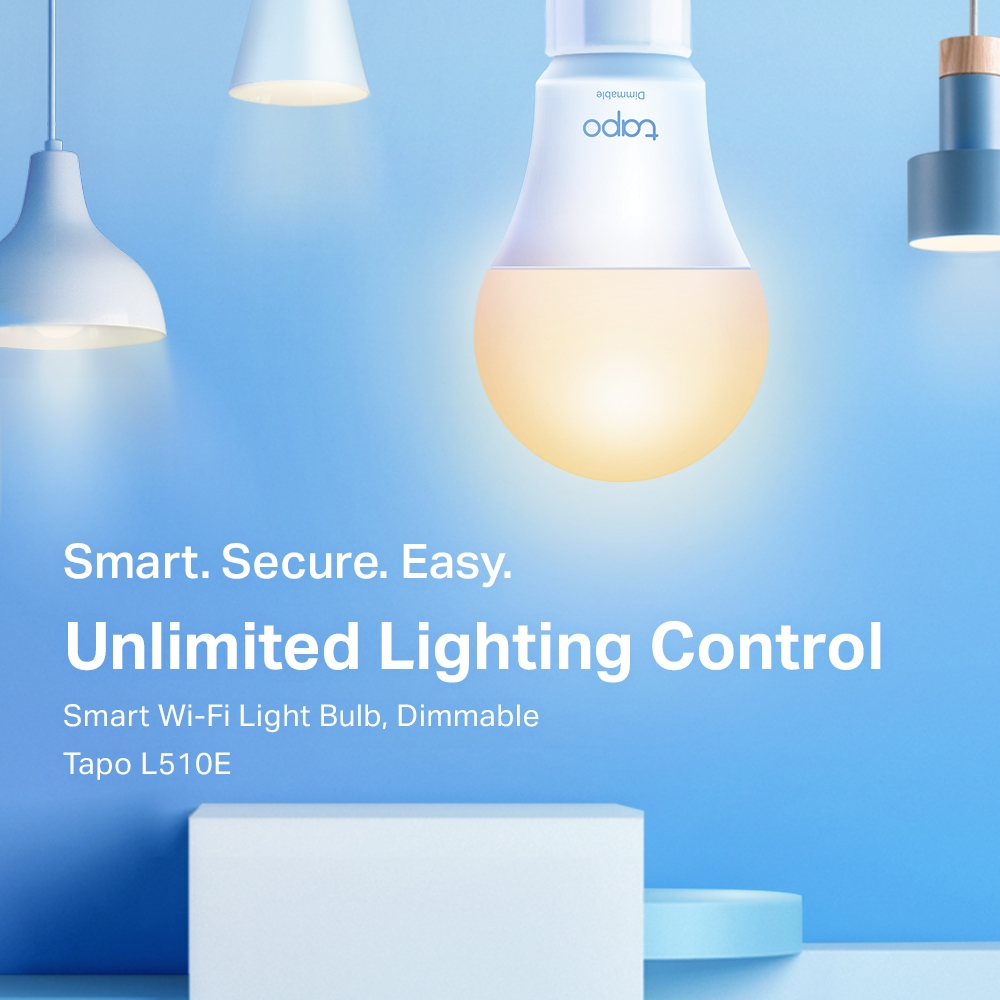 TP-LINK Tapo L510E Akıllı Wi-Fi Ampul 2'li Paket - E27 8.7W 60W