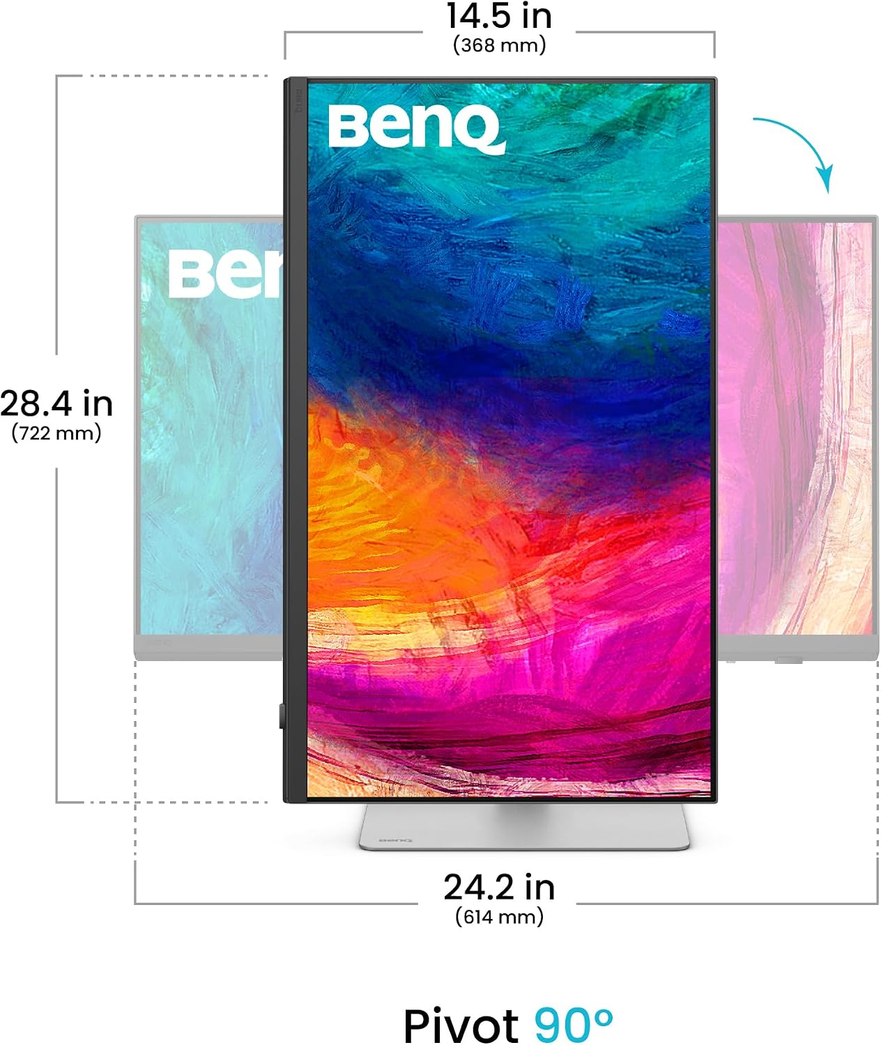 BENQ 27" IPS PD2730S 5MS 60HZ HDMI-DP Grafik Tasarım Monitörü 5120x2880