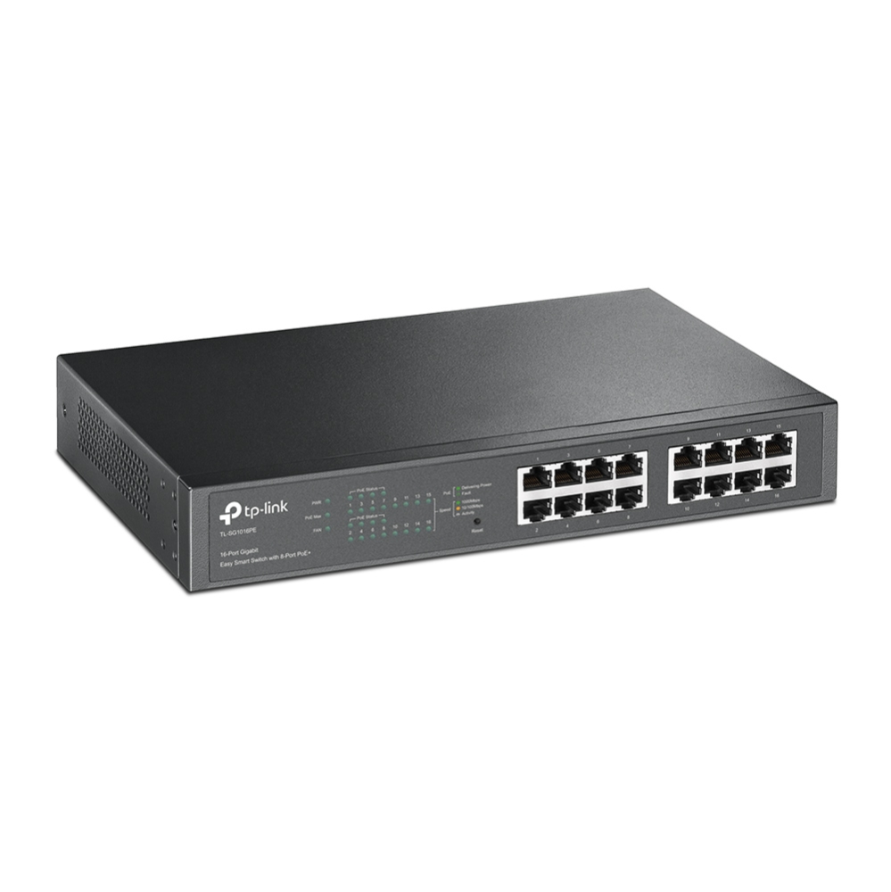 TP-LINK 8port Gigabit Yönetilebilir Switch TL-SG1016PE