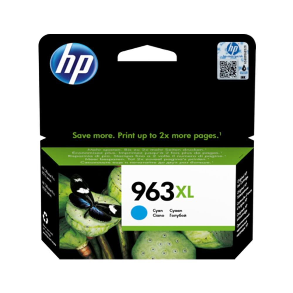 HP 3JA27AE 963XL Cyan Yüksek Kapasiteli Orijinal Mürekkep Kartuşu 1.600 Sayfa