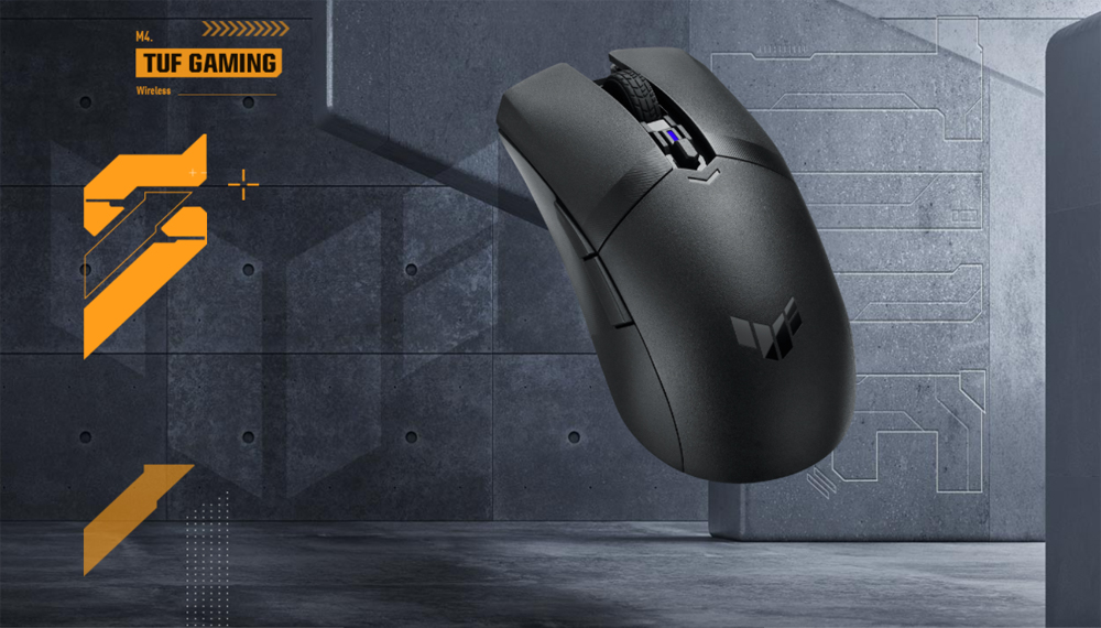 ASUS TUF Gaming M4 Wireless P306 90MP02F0-BMUA00 12000 DPI Kablosuz Gaming Mouse Siyah