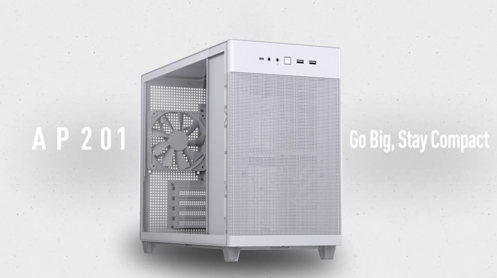 ASUS PRIME AP201 TG Gaming Mid Tower PC Kasası / 90DC00G0-B39010