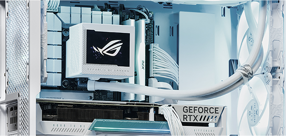 ASUS A23 PLUS TG ARGB WHITE Gaming Mid-Tower PC Kasası Beyaz / 90DC00K3-B19010