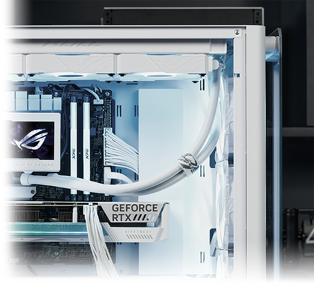 ASUS A23 PLUS TG ARGB WHITE Gaming Mid-Tower PC Kasası Beyaz / 90DC00K3-B19010