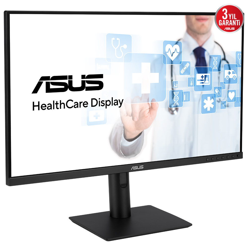ASUS 23.8" IPS HA2441A 5MS HDMI-DP TYPEC Pivot Sağlık Monirtörü 2560x1440