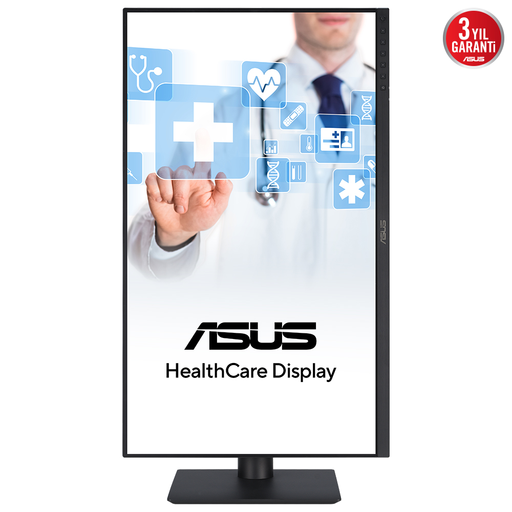ASUS 23.8" IPS HA2441A 5MS HDMI-DP TYPEC Pivot Sağlık Monirtörü 2560x1440