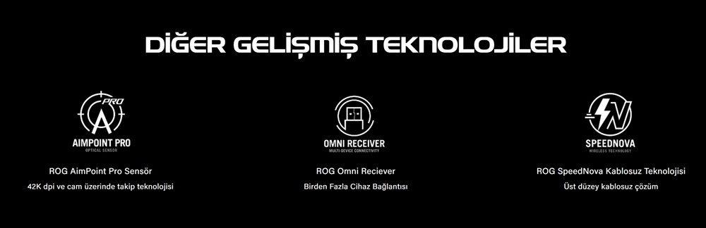 ASUS ROG Keris II Origin-KJP 90MP04L0-BMUA10 42.000DPI 63g Tri-Mode RGB Kojima Productions Gaming Mouse