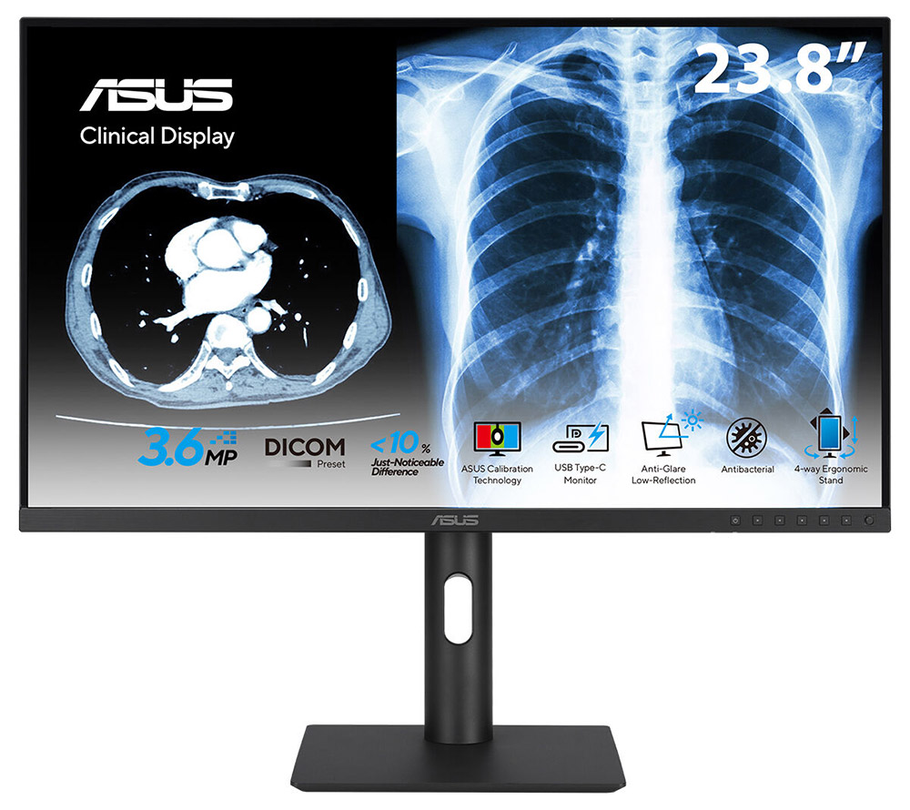 ASUS 23.8" IPS MH2441A HDMI-DP TYPEC Pivot Klinik Monitör 2560x1440