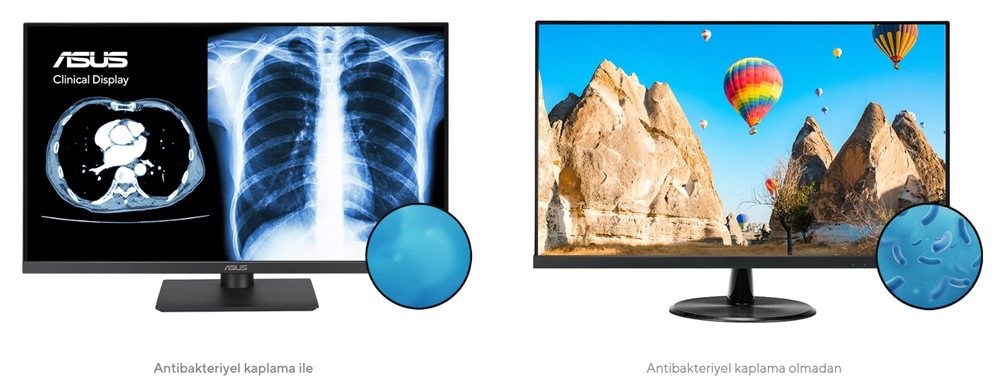 ASUS 27" IPS MH2741A 5MS 75HZ HDMI-DP TYPEC Pivot Klinik Monitör 2560x1440