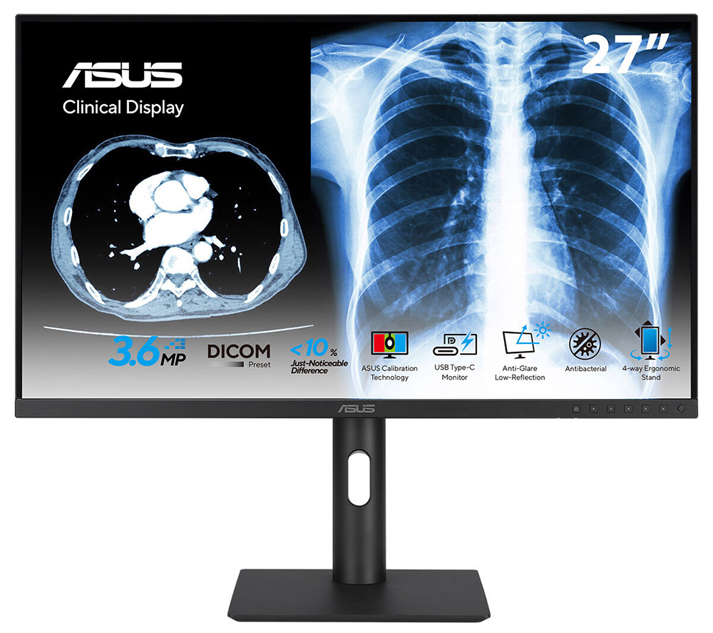 ASUS 27" IPS MH2741A 5MS 75HZ HDMI-DP TYPEC Pivot Klinik Monitör 2560x1440