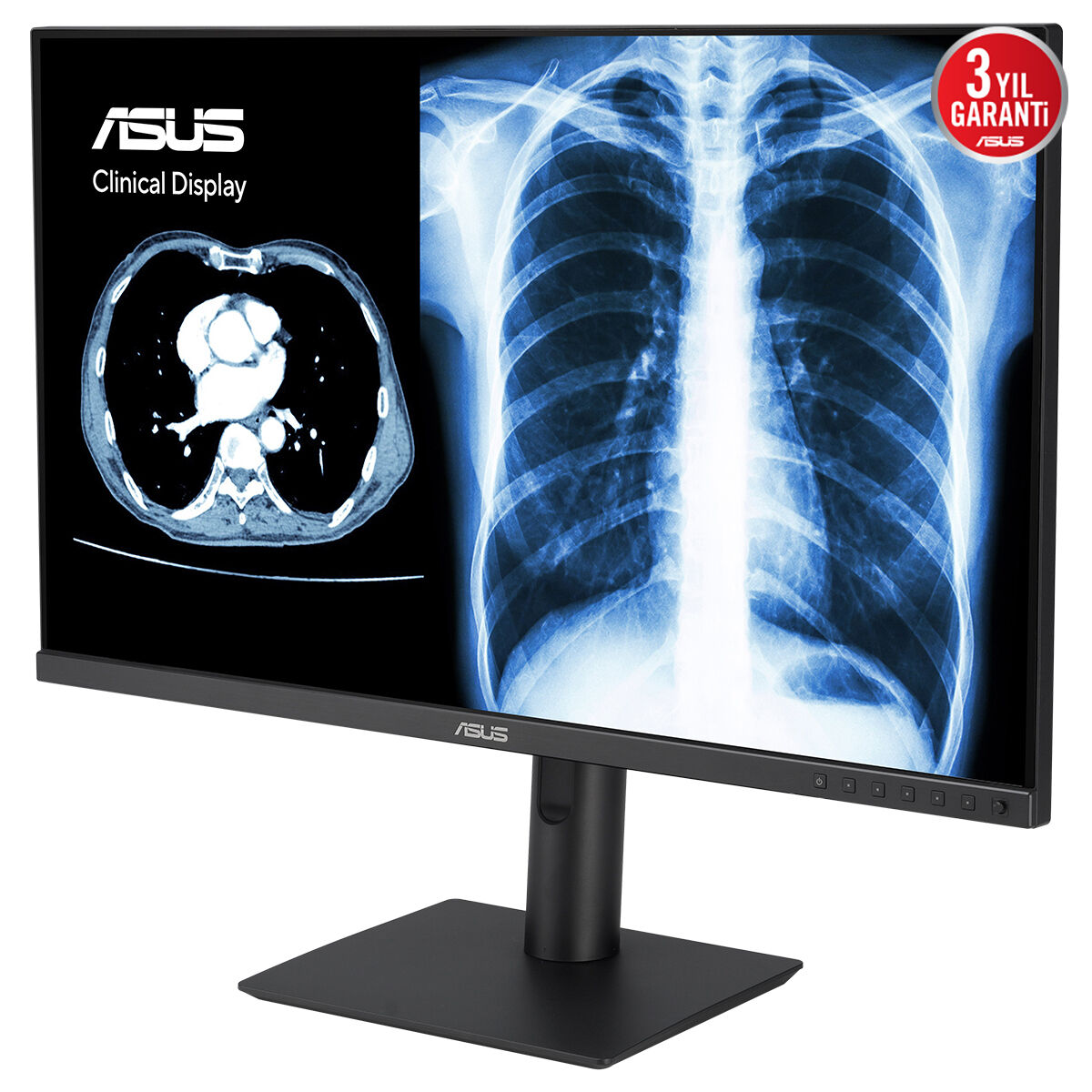 ASUS 27" IPS MH2741A 5MS 75HZ HDMI-DP TYPEC Pivot Klinik Monitör 2560x1440