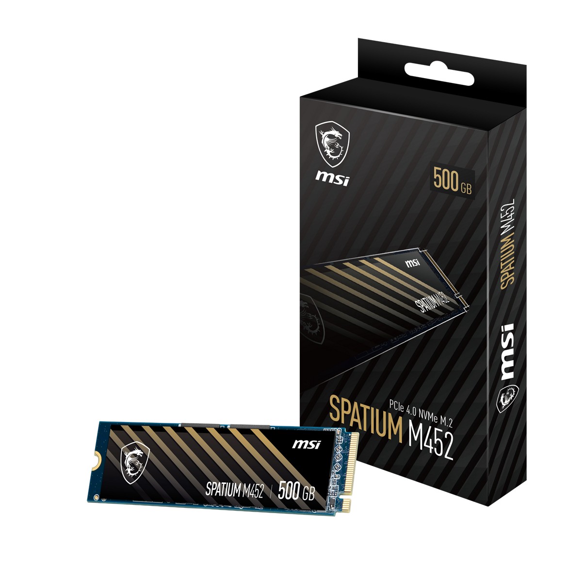 MSI 500GB M452 3500-2700MB/s M2 NVME GEN4 Disk