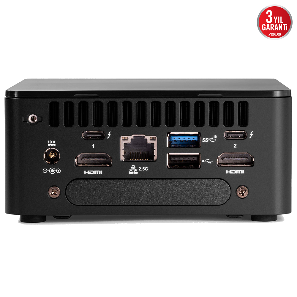 ASUS CORE i7 1260P- RAM DİSK YOK-FDOS MINI PC / NUC12 PRO TALL KIT  RNUC12WSHI700002I  90AR00E1-M000J0
