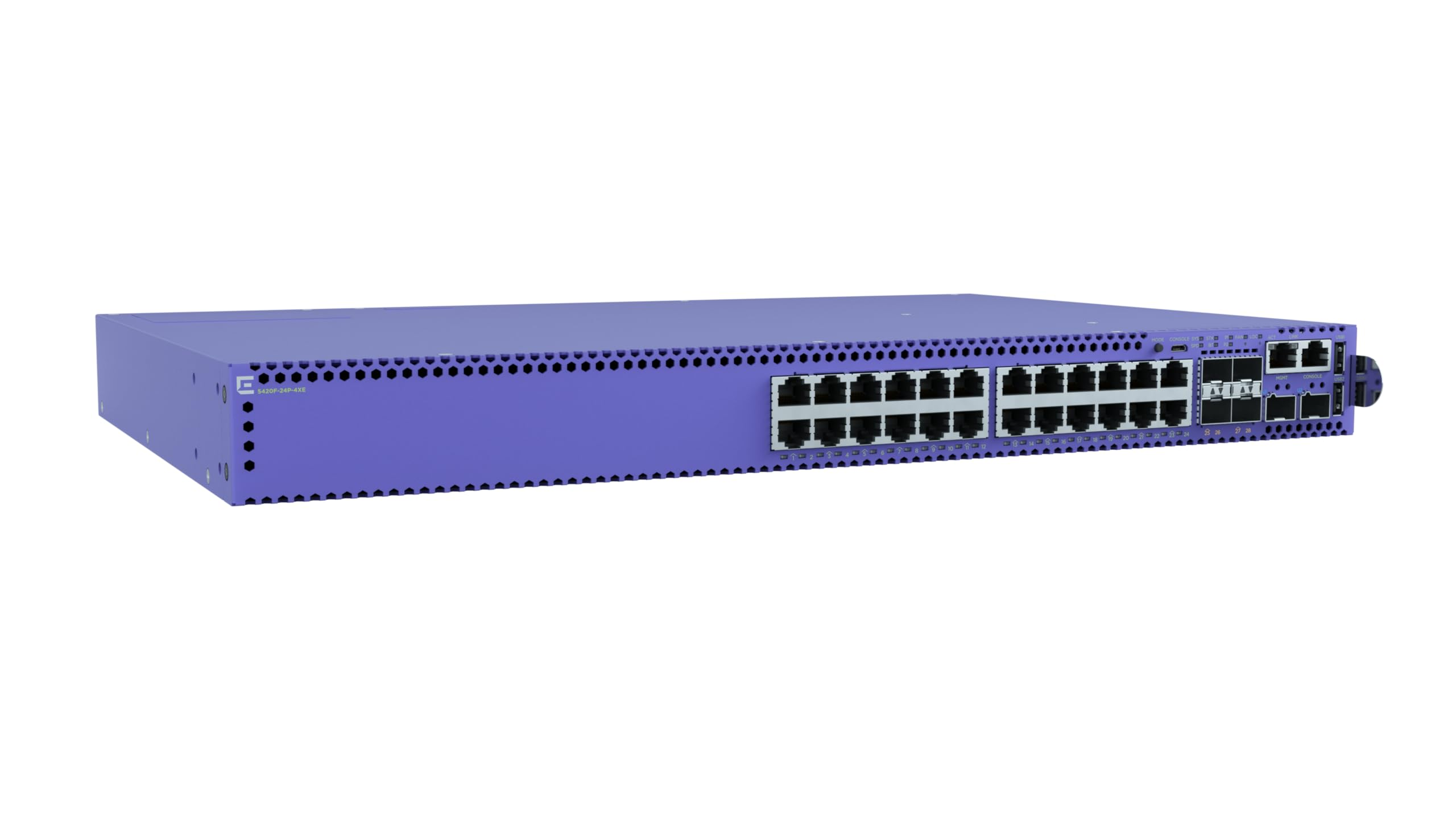 EXTREME NETWORK 24port PoE 4-10GbE SFP Gigabit Yönetilebilir Switch 5420F-24P-4XE