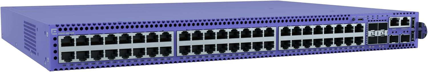 EXTREME NETWORK 48port PoE 4-10GbE SFP Gigabit Yönetilebilir Switch 5420F-48P-4XE