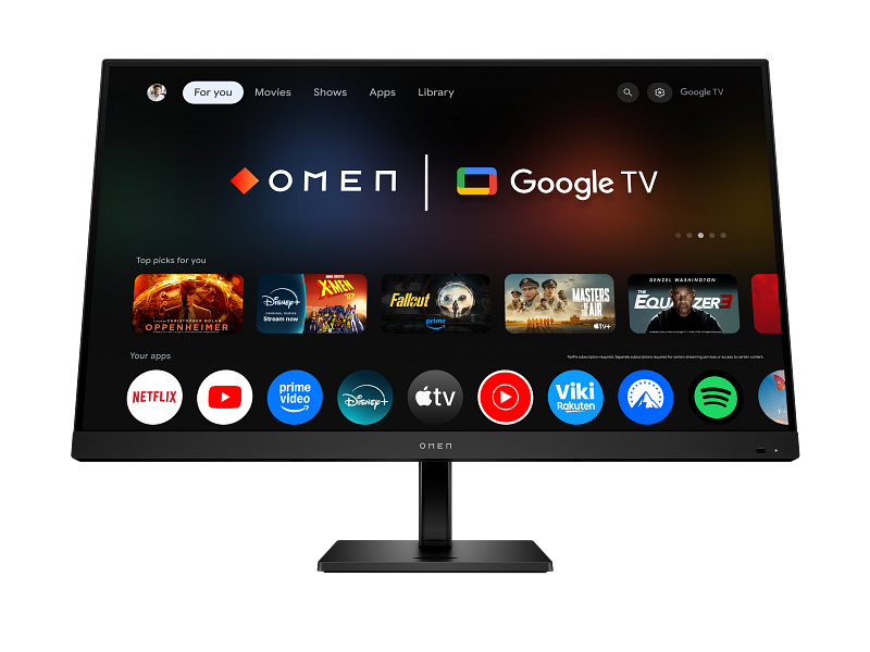 HP 31.5" IPS OMEN 99Z68E9 1MS 144HZ HDMI-DP Google TV Akıllı Gaming Monitör 3840x2160