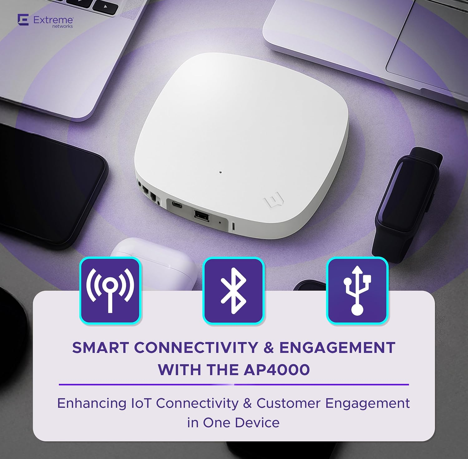 EXTREME NETWORK AP4000-WW WIFI6E Kurumsal Acccess Point