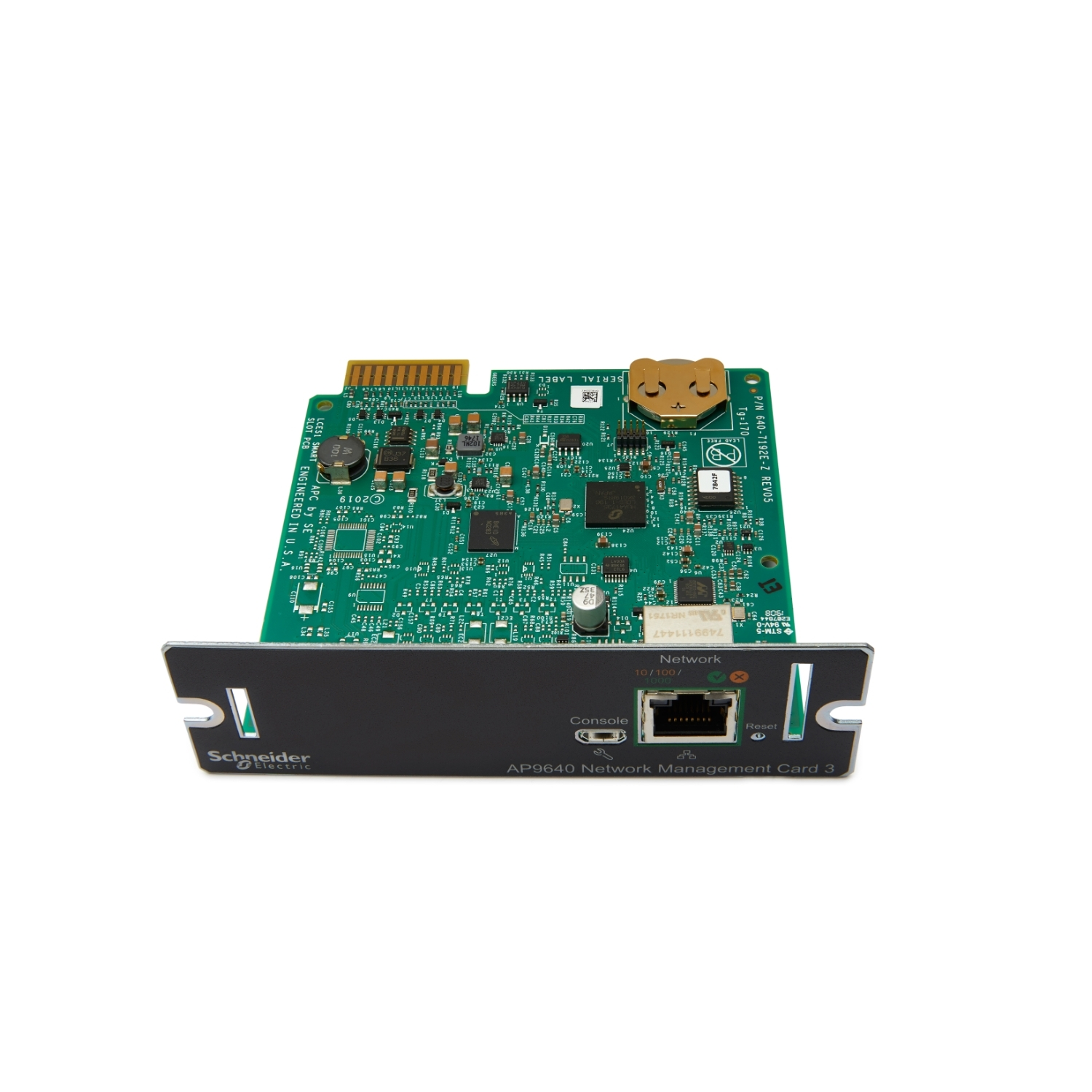 APC AP9640 Network Management Card 3 NMC3 SmartSlot Ethernet SNMP UPS Yönetim Kartı ikinci görünüm