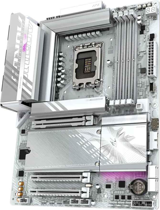 GIGABYTE B860 AORUS ELITE WIFI7 ICE WIFI7 DDR5 HDMI-DP TYPEC PCIE 5.0 1851p ATX BEYAZ
