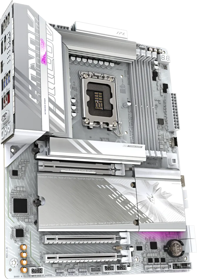 GIGABYTE B860 AORUS ELITE WIFI7 ICE WIFI7 DDR5 HDMI-DP TYPEC PCIE 5.0 1851p ATX BEYAZ