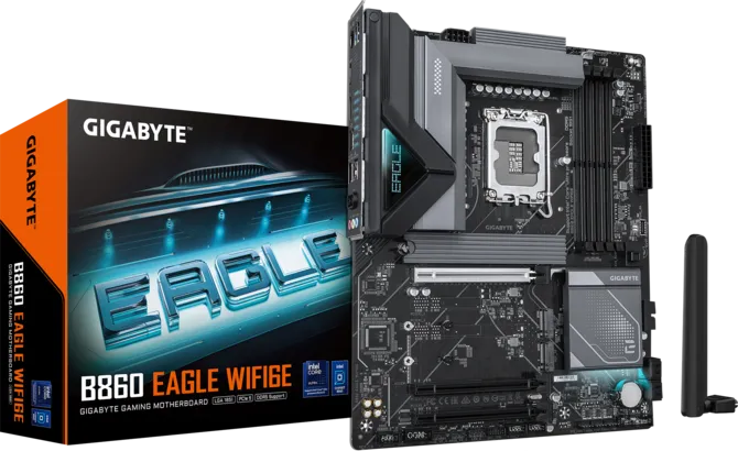 GIGABYTE B860 EAGLE WIFI6E DDR5 HDMI-DP TYPEC PCIE 5.0 1851p ATX