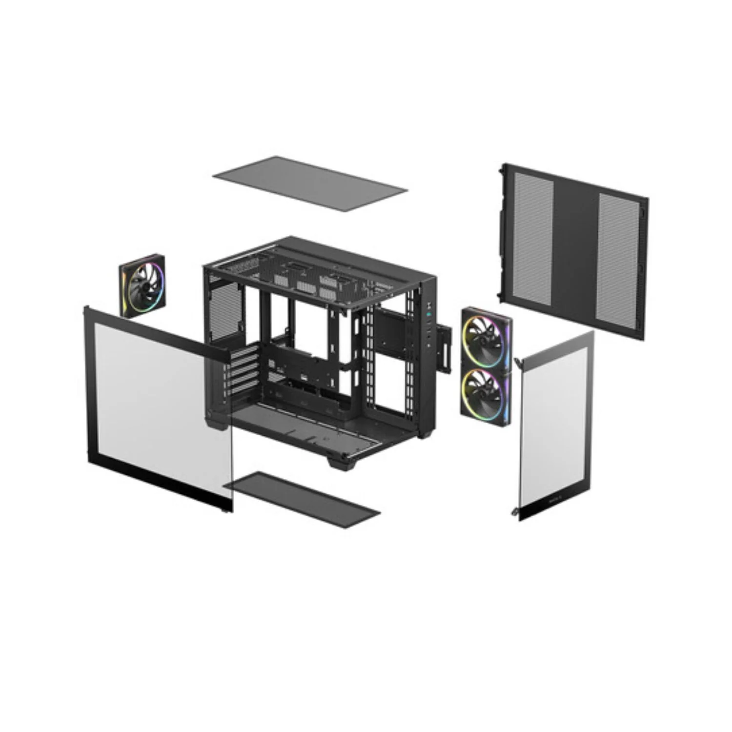 DEEPCOOL CG330-3F 3-ARGB Fanlı Panoramik Gaming Micro-Tower PC Kasası