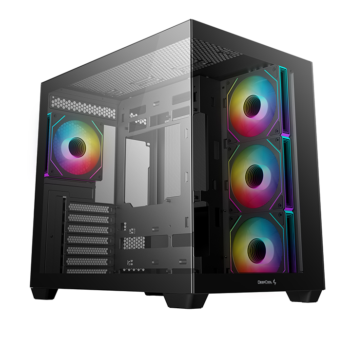DEEPCOOL CG530U-4F 4-ARGB Fanlı Kavisli Panoramik Gaming Mid-Tower PC Kasası