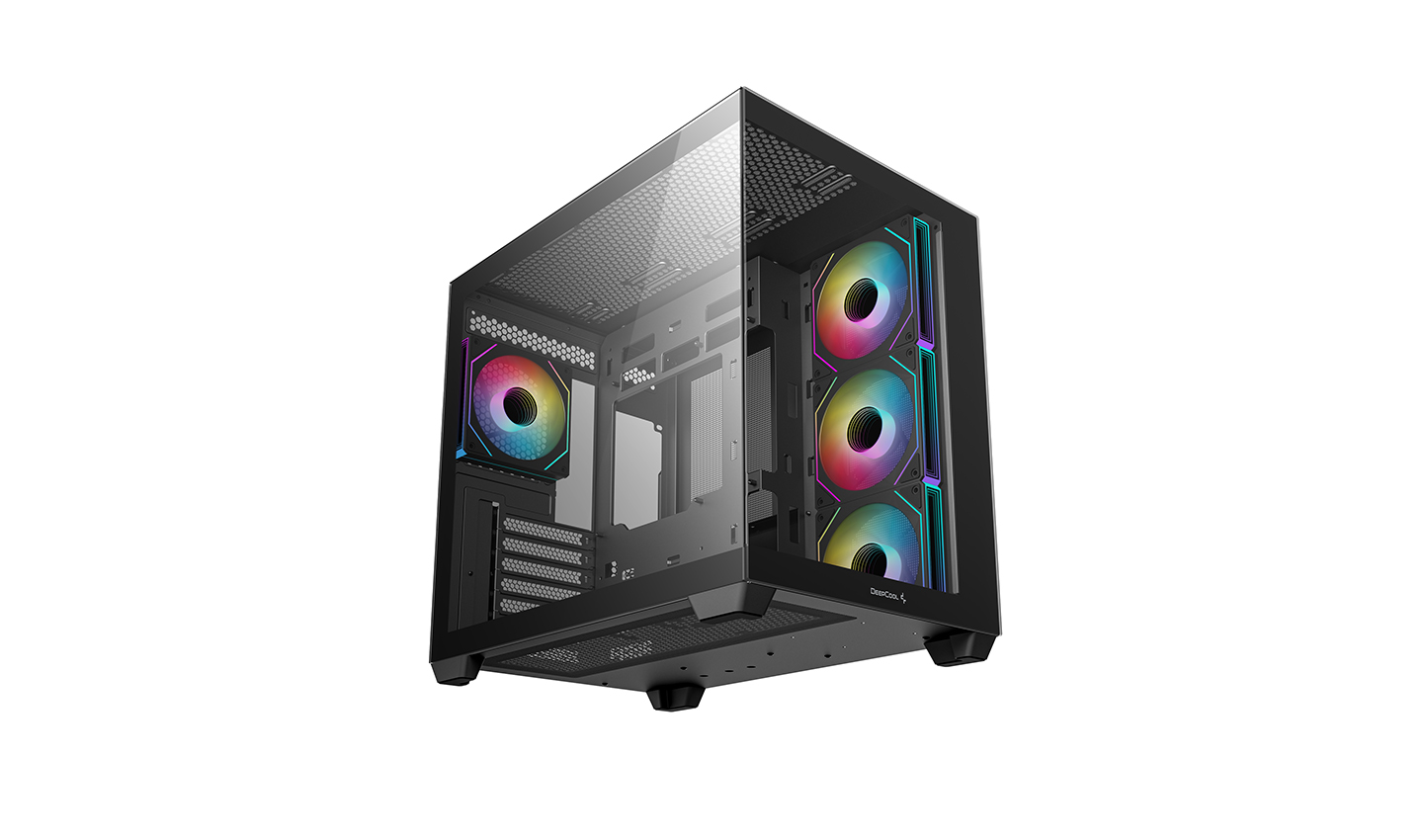 DEEPCOOL CG530U-4F 4-ARGB Fanlı Kavisli Panoramik Gaming Mid-Tower PC Kasası