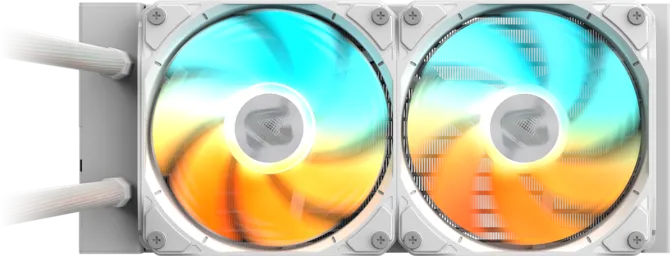 GIGABYTE 240MM GP-GIGABYTE GME 240 ICE ARGB AM5-1851p Sıvı Soğutmalı İşlemci Fanı Beyaz